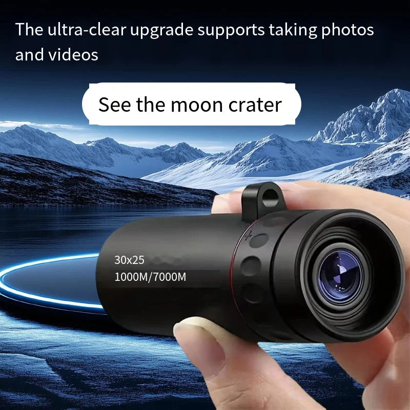 GT Pocket Monocular 30x25 HD Zoom with Smartphone Adapter