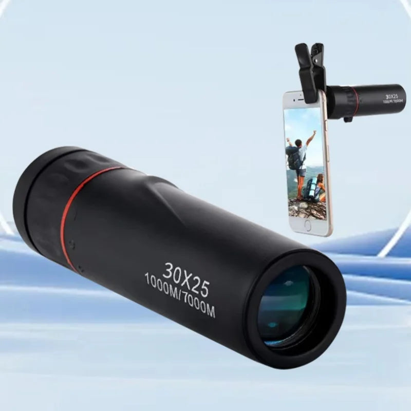 GT Pocket Monocular 30x25 HD Zoom with Smartphone Adapter