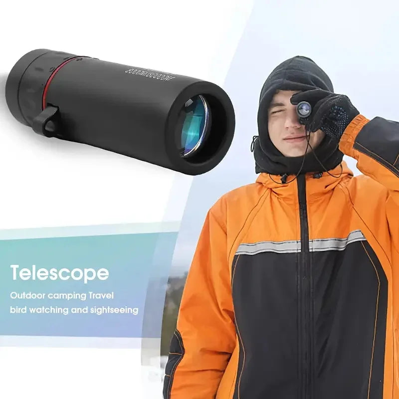 30x25 HD Monocular Telescope Mini Portable Telescope Optics Scope Bird Watching Hunting For Outdoor Camping Hunting Telescope